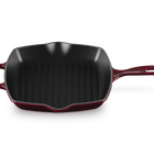 Cast Iron Signature Square Skillet GrillGarnet image number 2